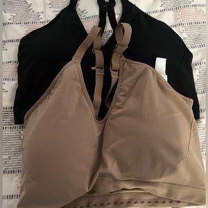 YITTY Fabletics Nearly Naked Plunge Shaping Bras 1X/2X EUC